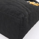 Christian Dior Lady Dior Canage Hand Bag Canvas Black Gold Auth 200963-10
