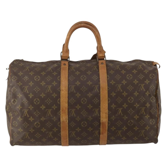 LOUIS VUITTON Monogram Keepall 50 Boston Bag Vintage M41426 LV Auth 200970
