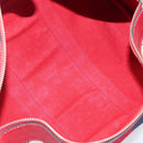 GUCCI GG Canvas Sherry Line Boston Bag Red Gold Auth 200975-17