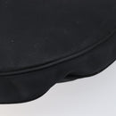 FENDI Shoulder Bag Nylon Black Silver Auth 200978-17