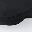 FENDI Shoulder Bag Nylon Black Silver Auth 200978-18