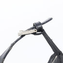 FENDI Shoulder Bag Nylon Black Silver Auth 200978-9