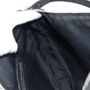 FENDI Shoulder Bag Nylon Black Silver Auth 200978-21