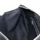 FENDI Shoulder Bag Nylon Black Silver Auth 200978-22