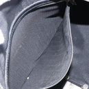 FENDI Shoulder Bag Nylon Black Silver Auth 200978-24