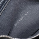 FENDI Shoulder Bag Nylon Black Silver Auth 200978-12