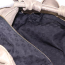LOEWE Hand Bag Leather Gold Auth 200979-21