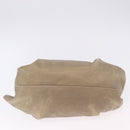 LOEWE Hand Bag Leather Gold Auth 200979-5