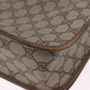 GUCCI GG Supreme Web Sherry Line Bag PVC Beige Gold 001 104 0551 Auth 200981-17