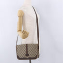GUCCI GG Supreme Web Sherry Line Bag PVC Beige Gold 001 104 0551 Auth 200981-23