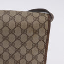 GUCCI GG Supreme Web Sherry Line Bag PVC Beige Gold 001 104 0551 Auth 200981-3