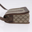 GUCCI GG Supreme Web Sherry Line Bag PVC Beige Gold 001 104 0551 Auth 200981-5