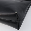 Salvatore Ferragamo Vala Shoulder Bag Leather Black Gold Auth 200983-8