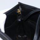 Salvatore Ferragamo Vala Shoulder Bag Leather Black Gold Auth 200983-20