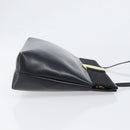 Salvatore Ferragamo Vala Shoulder Bag Leather Black Gold Auth 200983-3