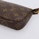 LOUIS VUITTON Monogram Mini Pochette Accessoires Pouch N41667 LV Auth 200984V-14
