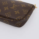 LOUIS VUITTON Monogram Mini Pochette Accessoires Pouch N41667 LV Auth 200984V-16
