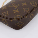LOUIS VUITTON Monogram Mini Pochette Accessoires Pouch N41667 LV Auth 200984V-17