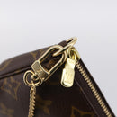 LOUIS VUITTON Monogram Mini Pochette Accessoires Pouch N41667 LV Auth 200984V-9