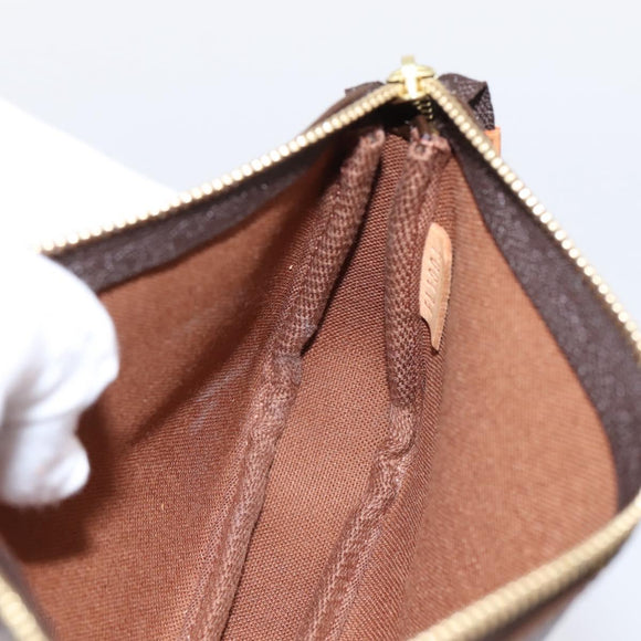 LOUIS VUITTON Monogram Mini Pochette Accessoires Pouch N41667 LV Auth 200984V