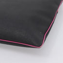 GUCCI Shoulder Bag PVC Black Silver 162904 Auth 200985V-12