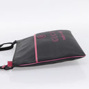 GUCCI Shoulder Bag PVC Black Silver 162904 Auth 200985V-4
