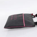 GUCCI Shoulder Bag PVC Black Silver 162904 Auth 200985V-5