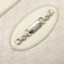 GUCCI GG Canvas Guccissima Tote Bag Leather Ivory Gold 145993 Auth 200986V-15