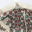 GUCCI GG Canvas Guccissima Tote Bag Leather Ivory Gold 145993 Auth 200986V-19