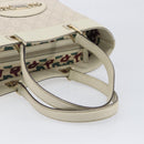 GUCCI GG Canvas Guccissima Tote Bag Leather Ivory Gold 145993 Auth 200986V-7