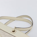 GUCCI GG Canvas Guccissima Tote Bag Leather Ivory Gold 145993 Auth 200986V-8