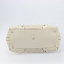 GUCCI GG Canvas Guccissima Tote Bag Leather Ivory Gold 145993 Auth 200986V-9