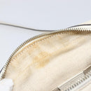GUCCI Shoulder Bag Leather White Gold 308364 Auth 200987V-10