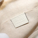 GUCCI Shoulder Bag Leather White Gold 308364 Auth 200987V-18