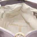 GUCCI GG Canvas Guccissima Mayfair Bag Leather Purple Gold 257349 Auth 200989-17