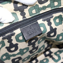 GUCCI GG Canvas Guccissima Tote Bag Leather Black Gold Tone 130736 Auth 200990V-14