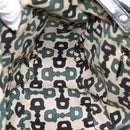 GUCCI GG Canvas Guccissima Tote Bag Leather Black Gold Tone 130736 Auth 200990V-17