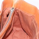 CELINE Boogie Bag Hand Bag Leather Brown Silver Auth 200991A-18