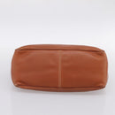 CELINE Boogie Bag Hand Bag Leather Brown Silver Auth 200991A-9