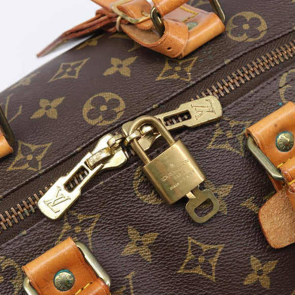 LOUIS VUITTON Monogram Keepall 45 Boston Bag M41428 LV Auth 200995V