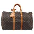 LOUIS VUITTON Monogram Keepall 45 Boston Bag M41428 LV Auth 200995V-2