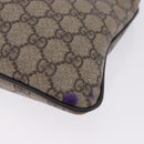 GUCCI GG Supreme Shoulder Bag PVC Beige Gold 201538 Auth 200996-14