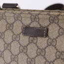 GUCCI GG Supreme Shoulder Bag PVC Beige Gold 201538 Auth 200996-17