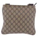 GUCCI GG Supreme Shoulder Bag PVC Beige Gold 201538 Auth 200996-2
