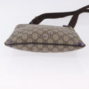 GUCCI GG Supreme Shoulder Bag PVC Beige Gold 201538 Auth 200996-5