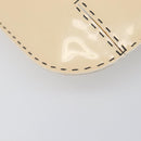 GUCCI Chain Shoulder Bag Patent leather Beige Gold 001 4168 Auth 200998-11