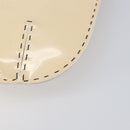 GUCCI Chain Shoulder Bag Patent leather Beige Gold 001 4168 Auth 200998-12