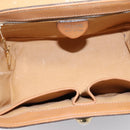 CELINE Macadam Canvas Star Ball Vanity Pouch PVC Leather Brown Auth 201000-10
