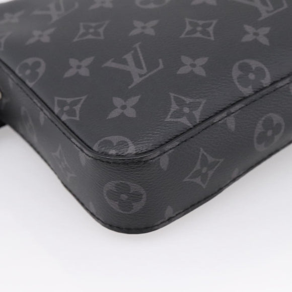 LOUIS VUITTON Monogram Eclipse Trio Messenger Bag M69443 LV Auth 201002M