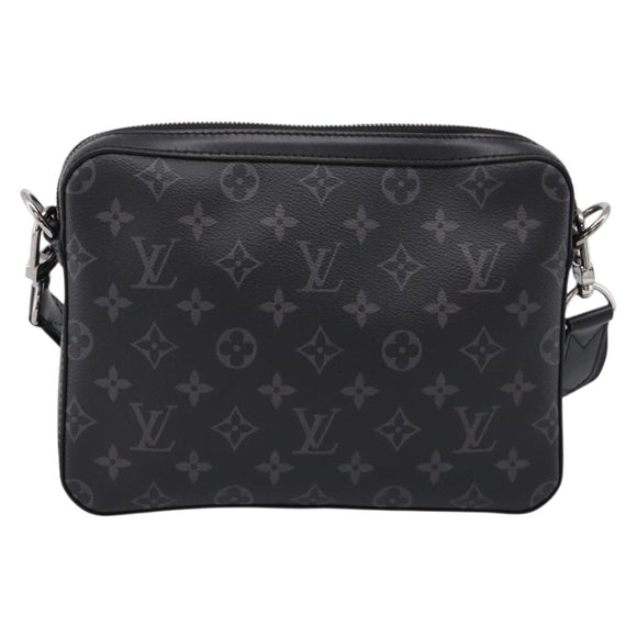 LOUIS VUITTON Monogram Eclipse Trio Messenger Bag M69443 LV Auth 201002M